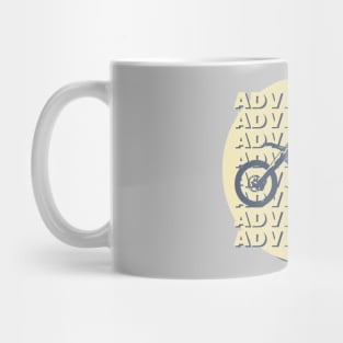 motocross vintage biker Mug